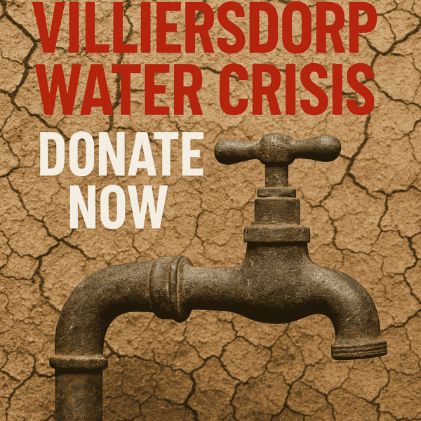 Donate now to the Villiersdorp Water Cause